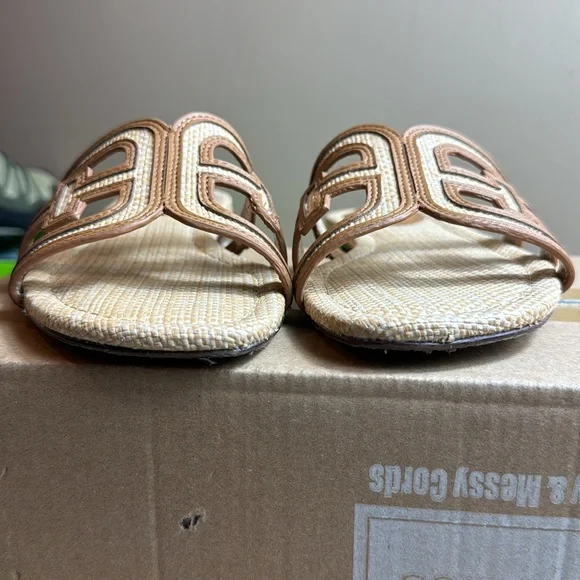 Sam Edelman • Women's Bay Slide Sandal • Bleached Beechwood Multi • Size 8.5 - Picture 10 of 16